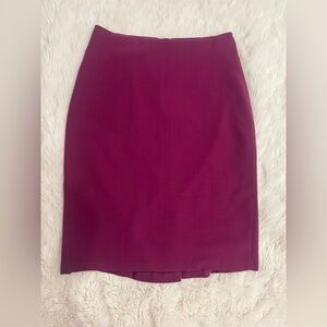 le chateau Plum Pencil Skirt